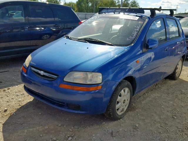 KL1TJ62684B169375 - 2004 CHEVROLET AVEO LS BLUE photo 2