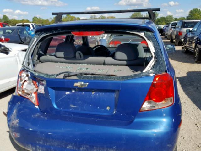 KL1TJ62684B169375 - 2004 CHEVROLET AVEO LS BLUE photo 9