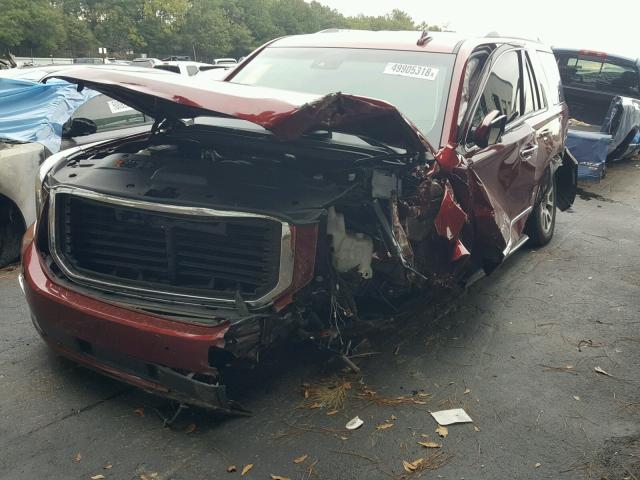 1GKS1CKJ4HR297217 - 2017 GMC YUKON DENA MAROON photo 2