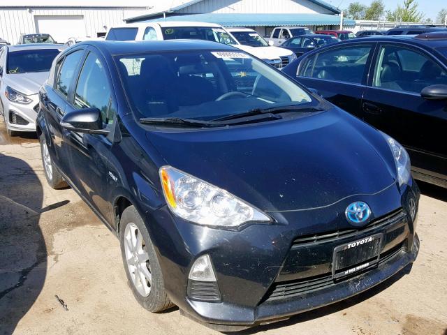 JTDKDTB32E1569567 - 2014 TOYOTA PRIUS C BLACK photo 1