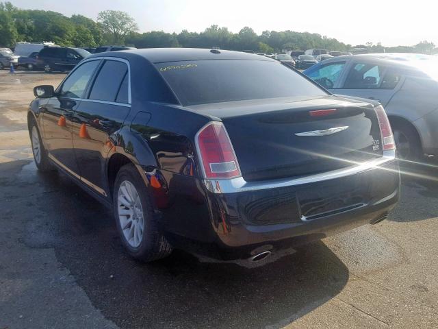 2C3CCAAG0DH519366 - 2013 CHRYSLER 300 BLACK photo 3