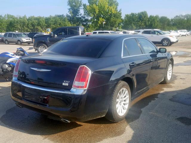 2C3CCAAG0DH519366 - 2013 CHRYSLER 300 BLACK photo 4