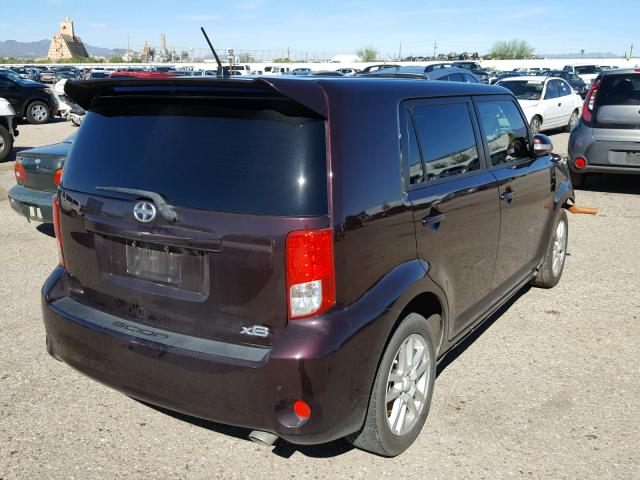 JTLZE4FE8CJ023242 - 2012 TOYOTA SCION XB Bənövşəyi foto 4
