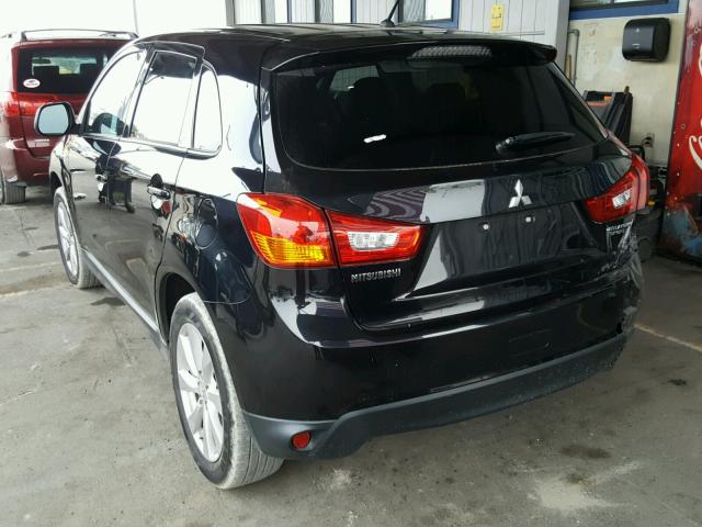 4A4AP3AU9EE026750 - 2014 MITSUBISHI OUTLANDER BLACK photo 3