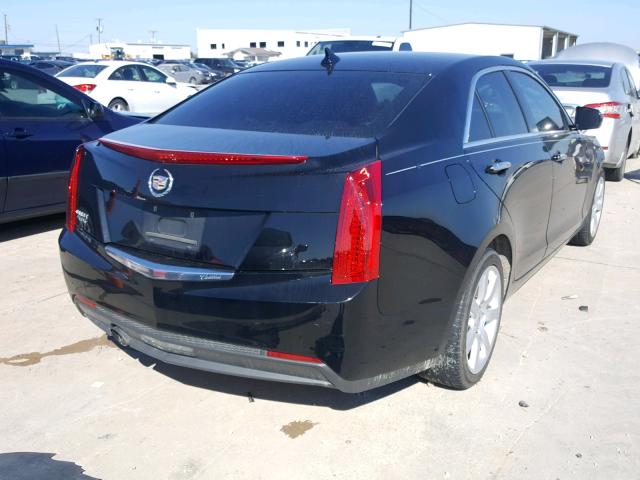 1G6AA5RAXE0154901 - 2014 CADILLAC ATS BLACK photo 4