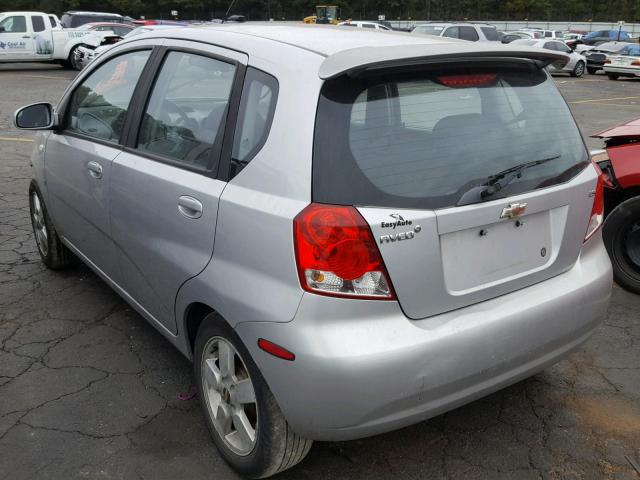KL1TD66648B035678 - 2008 CHEVROLET AVEO BASE Күміс фото 3