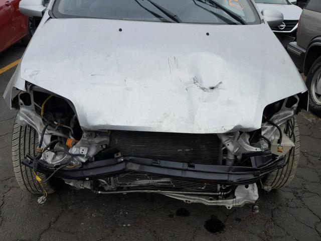 KL1TD66648B035678 - 2008 CHEVROLET AVEO BASE Күміс фото 9