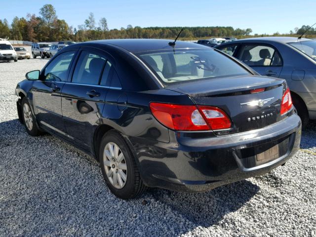 1C3LC46K38N287731 - 2008 CHRYSLER SEBRING LX BLACK photo 3