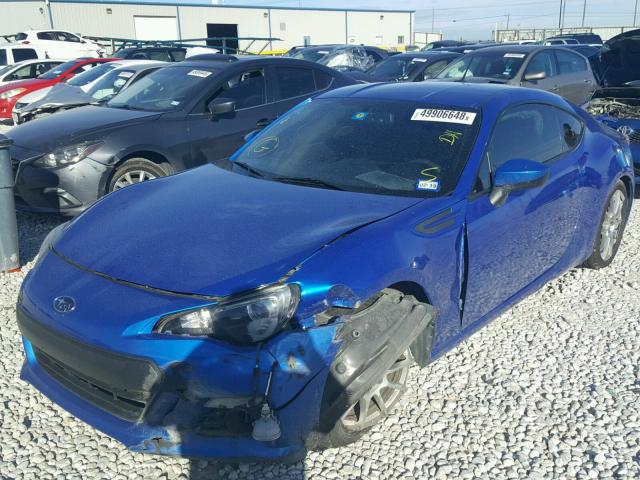 JF1ZCAC15D2600246 - 2013 SUBARU BRZ 2.0 LI BLUE photo 2