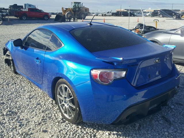 JF1ZCAC15D2600246 - 2013 SUBARU BRZ 2.0 LI BLUE photo 3