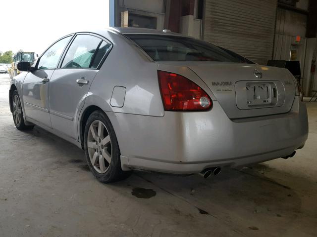 1N4BA41E16C831558 - 2006 NISSAN MAXIMA SE SILVER photo 3