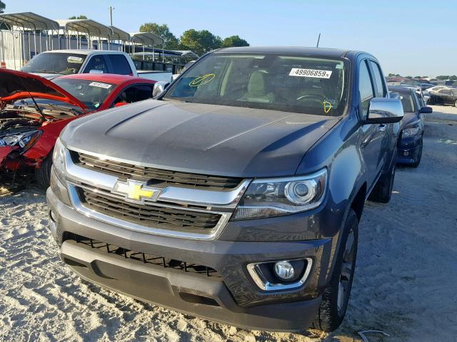 1GCGSBE33F1220596 - 2015 CHEVROLET COLORADO L GRAY photo 2