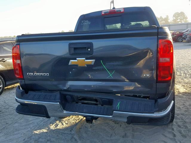 1GCGSBE33F1220596 - 2015 CHEVROLET COLORADO L GRAY photo 9