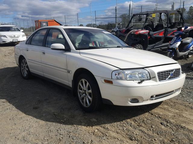 YV1TH59H941381806 - 2004 VOLVO S80 2.5T WHITE photo 1