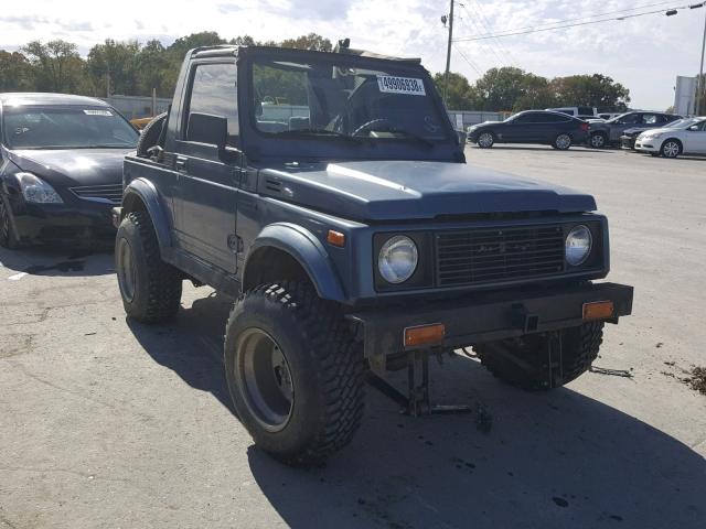 JS4JC51C0J4208226 - 1988 SUZUKI SAMURAI BLUE photo 1