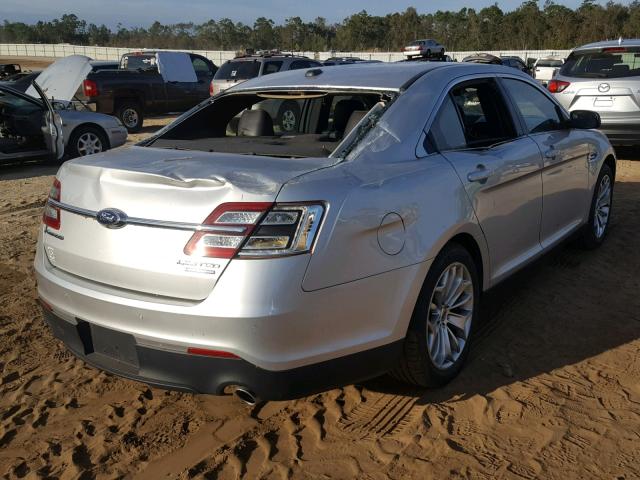 1FAHP2F85HG104466 - 2017 FORD TAURUS LIM SILVER photo 4