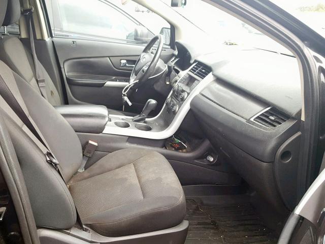 2FMDK4JC3DBA75030 - 2013 FORD EDGE SEL BLACK photo 5