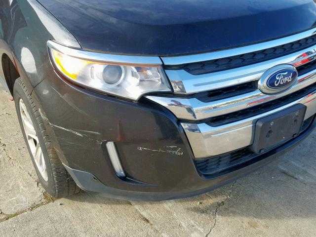 2FMDK4JC3DBA75030 - 2013 FORD EDGE SEL BLACK photo 9