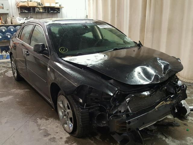 1G1ZH57B88F278022 - 2008 CHEVROLET MALIBU 1LT BLACK photo 1