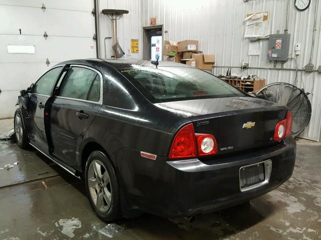 1G1ZH57B88F278022 - 2008 CHEVROLET MALIBU 1LT BLACK photo 3