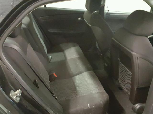 1G1ZH57B88F278022 - 2008 CHEVROLET MALIBU 1LT BLACK photo 6