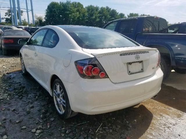 JTKDE167780262468 - 2008 TOYOTA SCION TC თეთრი ფოტო 3