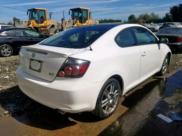 JTKDE167780262468 - 2008 TOYOTA SCION TC თეთრი ფოტო 4