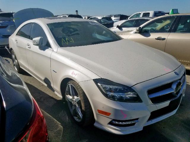 WDDLJ7DB7CA045701 - 2012 MERCEDES-BENZ CLS 550 WHITE photo 1