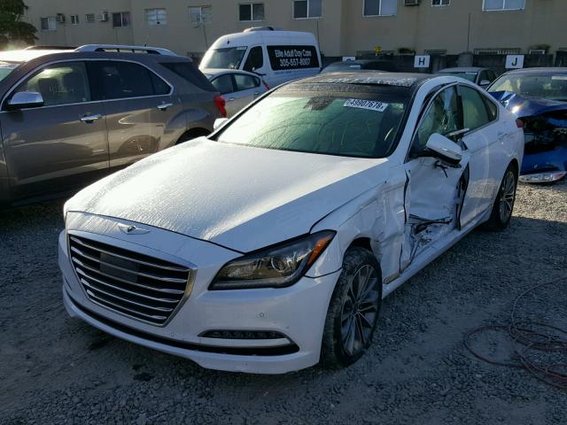 KMHGN4JE3GU107043 - 2016 HYUNDAI GENESIS 3. WHITE photo 2