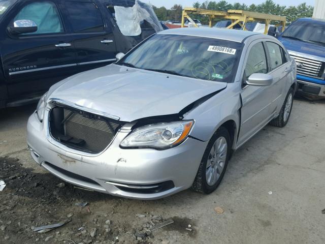 1C3CCBAB8CN212592 - 2012 CHRYSLER 200 LX SILVER photo 2