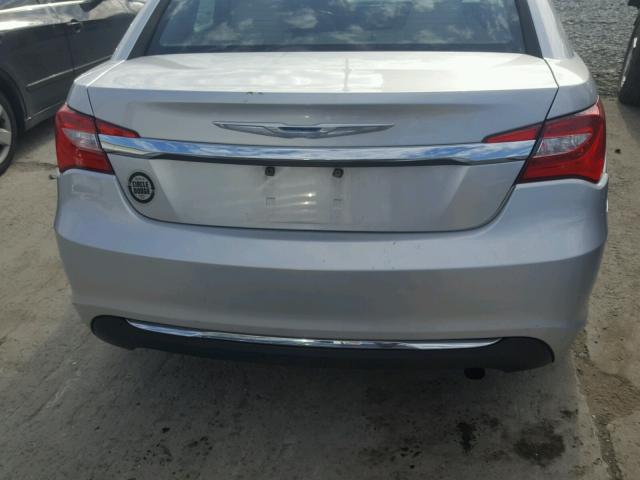 1C3CCBAB8CN212592 - 2012 CHRYSLER 200 LX SILVER photo 9