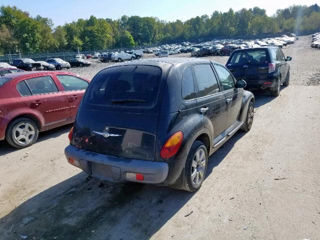 3C8FY4BB71T315633 - 2001 CHRYSLER PT CRUISER BLACK photo 4