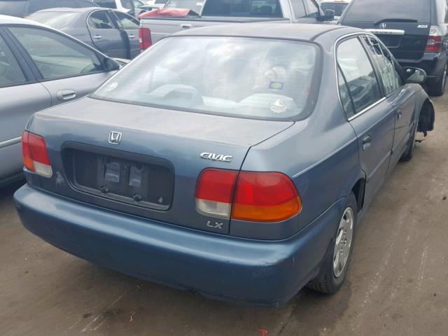 2HGEJ6671VH512770 - 1997 HONDA CIVIC LX BLUE photo 4