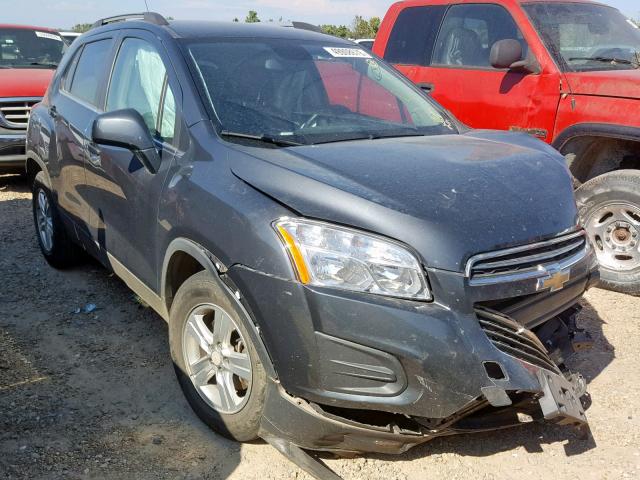 3GNCJLSB0GL131900 - 2016 CHEVROLET TRAX 1LT GRAY photo 1