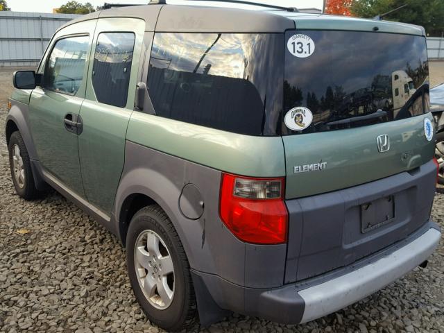 5J6YH28524L004797 - 2004 HONDA ELEMENT EX GREEN photo 3