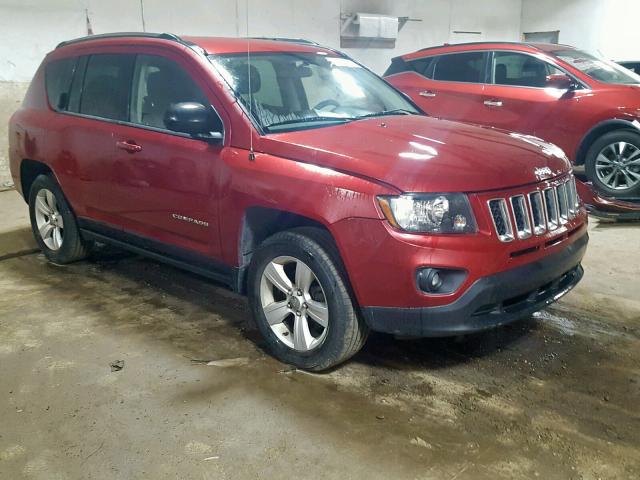 1C4NJDBBXED591530 - 2014 JEEP COMPASS SP RED photo 1