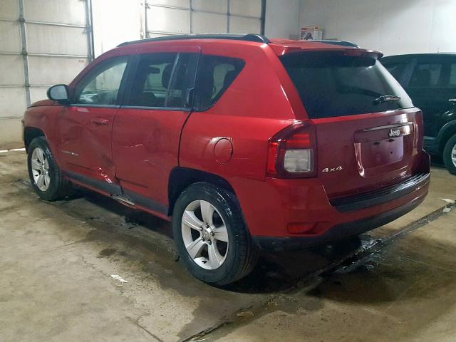 1C4NJDBBXED591530 - 2014 JEEP COMPASS SP RED photo 3
