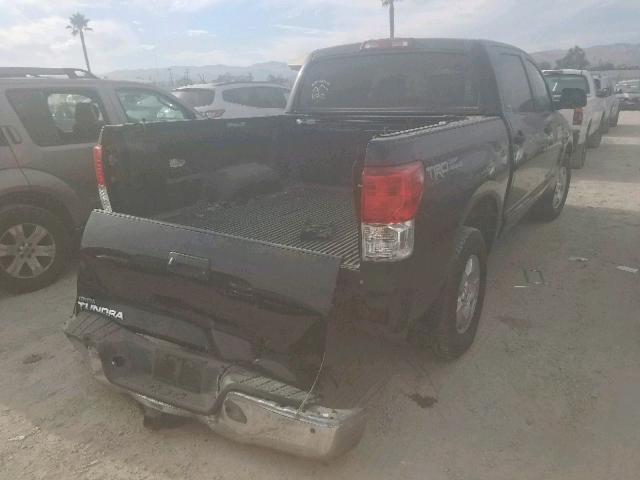 5TFEY5F15BX101492 - 2011 TOYOTA TUNDRA CRE BLACK photo 4