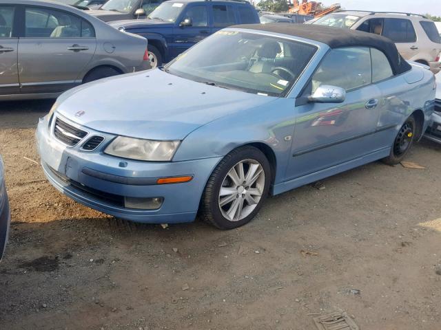 YS3FD79Y976102784 - 2007 SAAB 9-3 2.0T BLUE photo 2