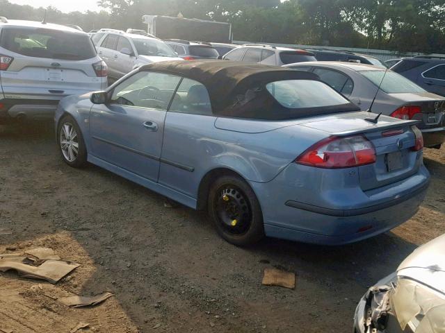 YS3FD79Y976102784 - 2007 SAAB 9-3 2.0T BLUE photo 3