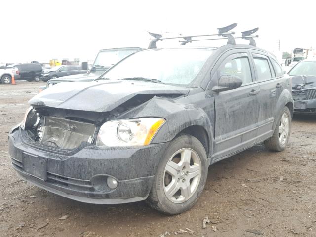 1B3HB48C18D621045 - 2008 DODGE CALIBER SX BLACK photo 2