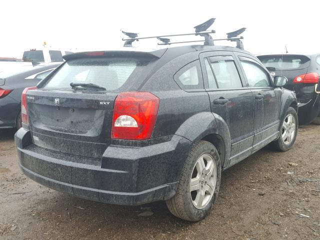 1B3HB48C18D621045 - 2008 DODGE CALIBER SX BLACK photo 4