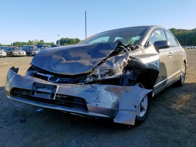 2HGFA16908H351485 - 2008 HONDA CIVIC EXL 灰色 照片 2