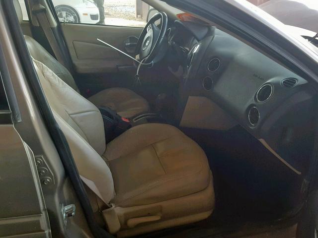 2G2WR554371231373 - 2007 PONTIAC GRAND PRIX BROWN photo 5