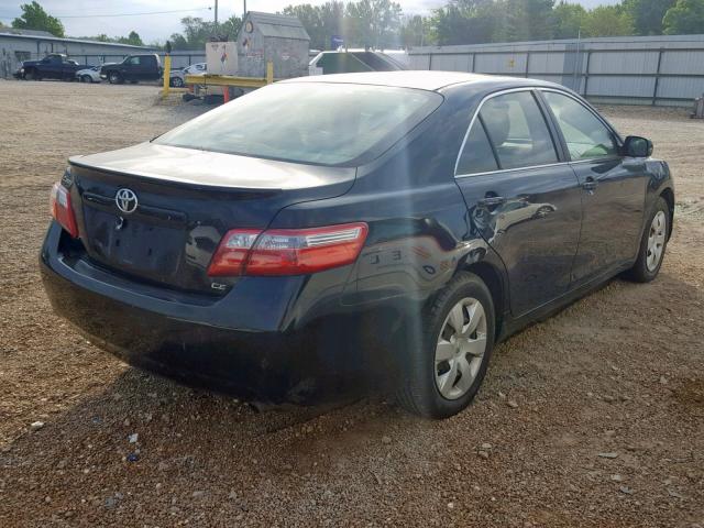 JTNBE46KX73122007 - 2007 TOYOTA CAMRY CE BLACK photo 4