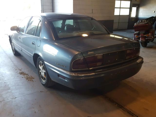 1G4CW54K014214108 - 2001 BUICK PARK AVENU BLUE photo 3