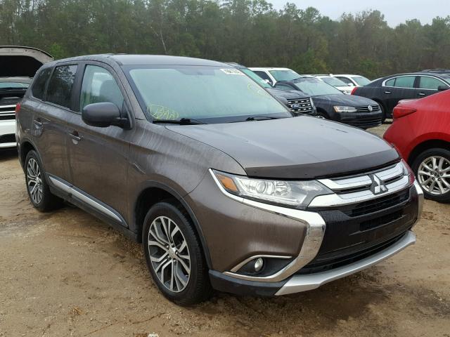 JA4AD2A33HZ011296 - 2017 MITSUBISHI OUTLANDER GRAY photo 1