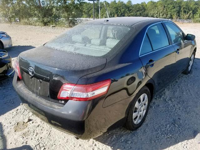 4T1BF3EK7BU702939 - 2011 TOYOTA CAMRY BASE BLACK photo 4