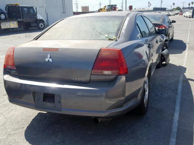 4A3AB26F54E153243 - 2004 MITSUBISHI GALANT DE GRAY photo 4