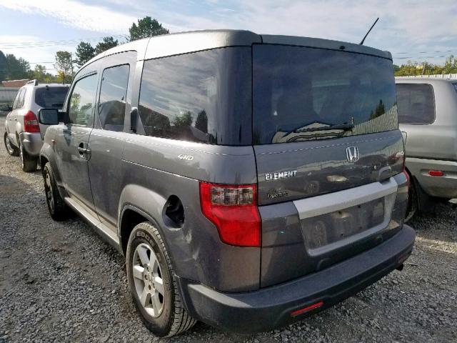 5J6YH2H71BL003235 - 2011 HONDA ELEMENT EX GRAY photo 3